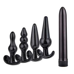 5PCS Multi-Type Vibrantor Amal Butte Plug Amus Massage Adult Six Toys Kit Dido for Women Men