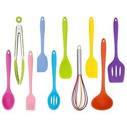 Silicone Kitchenware Utensil Set Silicone Cooking Utensils，Non-Stick & Heat Resistant for Cooking,Baking and Heat Resistant 230 Celsius