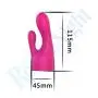 Gigamax- Rabbit Silicone Waterproof Headgear Magic Wand Attachment for Magic AV Wand Massager, Adult Toys for Women