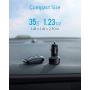 Anker Car Charger USB C, 30W 2-Port Compact Type C Car Charger with 18W Power Delivery and 12W PowerIQ, PowerDrive PD 2 with LED for iPad Pro (2018), iPhone XS/Max/XR/X/8/7, Pixel 3/2/XL and More