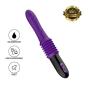 Wand for Sore Back Foot Neck Leg T-Shirt Fully Automatic Telescopic Massager with Base-3 Speed 10 Frequency - Rechargeable Handsfree Silicone Toy Purple by YSQSH