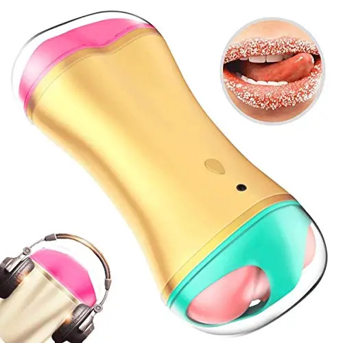 OHMMSG Male Automatic Toy,Real Silicone Soft Pussy Vágǐnal Cup USB Rechargeable Automatic Telescopic Sucking Sěxy-Toys for Man Shirt
