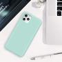 SURPHY Silicone Case Compatible with iPhone 11 Pro Case 5.8 inch, Liquid Silicone Full Body Thickening Design Phone Case (with Microfiber Lining) for iPhone 11 Pro 5.8 2019, Mint Green