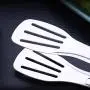 Kitchen Shovel - 24cm Stainless Steel Tongs Bread Food Clip Barbecue Tong Pizza Steak Home Utensils - Home Steel Shovel Metal Stainless Serving Cooking Accessory Ladle Cook Turner Kitchenware Sp