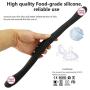 Wushuangyu Ladies and Couples Toys - 10 Speed Double Head Vibration -Waterproof Design - Perfect Travel and Vacation Companion Tshirt Massager - Vibrant Toy
