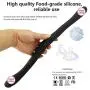 Wushuangyu Ladies and Couples Toys - 10 Speed Double Head Vibration -Waterproof Design - Perfect Travel and Vacation Companion Tshirt Massager - Vibrant Toy