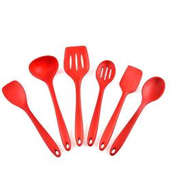 SKYyao Kitchen utensil set Silicone Kitchenware 6-piece set non-stick pot kitchen tool shovel scraping spoon cooking kitchenware set Silicone