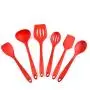SKYyao Kitchen utensil set Silicone Kitchenware 6-piece set non-stick pot kitchen tool shovel scraping spoon cooking kitchenware set Silicone