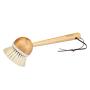 Kitchen Craft Living Nostalgia Wooden Washing Up Brush/Vegetable Scrubber - Long Handle