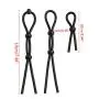 QYIYA 3 Pcs Adjustable Co Ckring Set Toy for Men Silicone