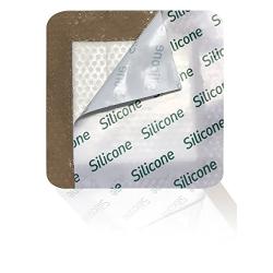 MedVanceTM Silicone - Bordered Silicone Adhesive Foam Dressing, Size 3&quotx3", (1.8&quotx1.8" pad), Box of 5 dressings