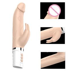 Wytinug 12 Frequency Vibe Heating Telescopic Rotating Beads GSport Vibrantor Rabbit Messager Clǐto??s Stimulator Relax Toy for Women and Couples