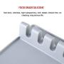 TOPmountain Silicone Tableware Mat Tableware Storage Mat Actual Green Silica Gel Kitchen Table