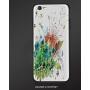 Case for Apple iPhone 6 and iPhone 6s,Shock-Absorption Bumper Cover,Anti-Scratch Back,Watercolor,Floral Jungle Foliage Summer Design Dragonfly Herbs Fresh Leafage,Multicolor