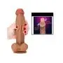 Lovers Double Layered Dildo 8 Inch Hyper Realistic Dual layer Liquid Silicone Mens Penis Cock Dong Anal Sex Toys for Masturbation (Flesh1)