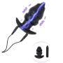 Electro Shock Hollow Butt Plug Anal Speculum Enema Cleaning Anus Electro Stimulation Silicone Adult Sex Toys