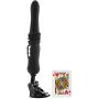 Maia Toys Max USB Rechargeable Thrusting Remote Control Portable Love Machine - Black