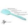 Silicone Spatula Set - Heat Resistant 650?F - Seamless and BPA Free - By Zoppi Kitchenware (BLUE)