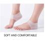 8 Pieces of Soft and high Elastic Foot Pads - Plantar Fasciitis pad, Heel Cup, Heel pad, Silicone Heel Cover, Suitable for Heel Cracking, Heel tendinitis, and Heel Pain Relief,