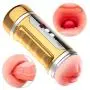 Mxyy Fully Automatic Men Deep Throat, Vǐbrating Orál Cup, Sucking Endless Pleasure, Adult Toys for Men Safe Silicone Soft and Flexible, Leisure and Funny Voice Interactive