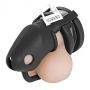 Master Series Sado Shadow Locking Silicone Male Chastity Device