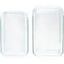 AmazonBasics Glass Oblong Oven Baking Dishes, Set of 2