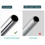 StrawExpert Set of 16 Reusable Stainless Steel Straws with Travel Case Cleaning Brush Silicone Tips Eco Friendly Extra Long Metal Straws Drinking for 20 24 30 oz Fit Yeti Tervis Rtic Tumbler