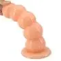 Fully Silicone Waterproof Anall Beads Pleasing Toys XL Dilatador Anaels Plug for Men Women Massaging Wand (Color : Purple)