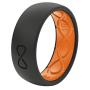 Groove Life - Silicone Ring for Men and Women Wedding or Engagement Rubber Band with Lifetime Coverage, Breathable Grooves, Comfort Fit, and Durability - Original Solid