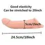 Sexy Silicone Add 10" Toy Enlarger Extension Extender Sleeve Enlarger + Gift