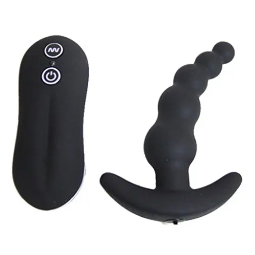 Portable Silicone Anal Plug Male Prostate Massager Butt Vibrating Plug 10 Speed Erotic Sex Toys for Beginner Women and Men 4 Types