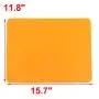 uxcell Silicone Kitchenware Rectangle Heat Resistant Teapot Cup Bowl Coaster Mat Pad Orange