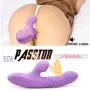 Sucking Toys with 7 Frequency Thrusting & Sucking Modes,Waterproof Handheld Wand Massager with Heating, Medical Silicone,USB Rechargeable