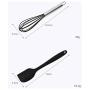 HEMFV Kitchen Utensil Set, 10pcs Cooking Utensils Set Silicone Kitchen Tools Baking BBQ Cooking Kitchenware (Color : Blue)