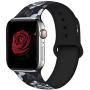 EXCHAR Compatible with Apple Watch Band 40mm 38mm 44mm 42mm Fadeless Pattern Printed Floral Bands Silicone Replacement Band for iWatch Series 5 Series 4/3/2/1 for Women Men
