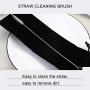 Kitchenware 8 Reusable Silicone Head Stainless Steel Pipettes + 2 Cleaning Brush Kits, Cashmere Bags, 2156mm Kitchen supplies