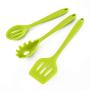 Hjyi Kitchen Cooking Silicone shovel resistant to high temperature non-stick cooking kitchen supplies silicone kitchenware cooking non-stick pot kitchen tools (set of three pieces)