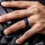 Saco Band Silicone Rings Men - 7 Rings / 1 Ring Rubber Wedding Bands