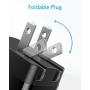 Quick Charge 3.0, Anker 18W 3Amp USB Wall Charger (Quick Charge 2.0 Compatible) Powerport+ 1 for Galaxy S10/S9/S8/Edge/Plus, Note 8/7, LG G4, HTC One A9/M9, Nexus 9, iPhone, iPad and More