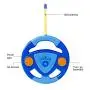 SGILE RC Cartoon Car Toy with Lights Music Radio for Toddlers Baby Kids, Blue