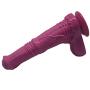QWE Womens Sex Device Silicone Simulation Penis Anal Plug Adult Sex Toy Animal Fake Penis Simulation Silicone, Size: 26 4.8 5.5Cm (Private Packaging)