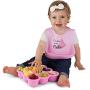 KIDDO FEEDO Silicone Bibs for Babies and Toddlers - 6 Unique Designs/Colors Available ? Waterproof, Soft and Easy-Clean - BPA Free - Pink