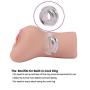 Lifelike Realistic Soft Silicone Female Self-Timer Gift Mens Torso Doll Female Adult Toy (Meat)