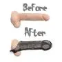 Male Soft Silicone Penis Sleeve Condom Cock Enlarger Sexual Delay Ejaculation Sex Toys for Couples Men