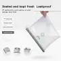 Reusable Silicone Food Storage Bags, 2 Pack Ziplock Leak Proof Food Preservation Bags for Sandwich, Snack, Freezer Airtight Seal, Eco-Friendly - BangChef