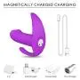 Multi-Speed Wearable Wireless Remote Control Vibrarator Silicone Waterproof Dual Motor USB Rechargeable Adullt Toys for Woman Clearance -Purple