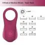 Wushuangyu 9 Modes Powerful Víbrátí?g Pênís Ríngs Silicone G S-pót Vágí?álnèl S-tímülátè - Vibrant Toy