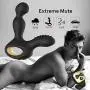 Six Toy for Men Eletric Massger Men Rechargeable Simulator Massaging Toys with Flexible Rings Remote Control Male Message Slient Soft Skin-Friendly