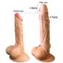 Silicone penile Condom Expander expands Male Chastity Toys Lengthen Cock Sleeves Dick Socks Reusable Condoms -Flesh