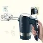 BINZHI Egg Beater Electric Household Mixer To Send Egg Cream Mixer Four Rod Configuration -14.58.317.6cm Kitchen gadget